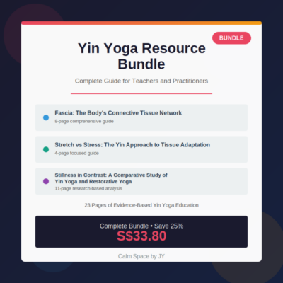Yin Yoga Resource Bundle